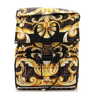 Fendace Fendi X Versace Collaboration La Medusa Turquoise Black Gold Bag