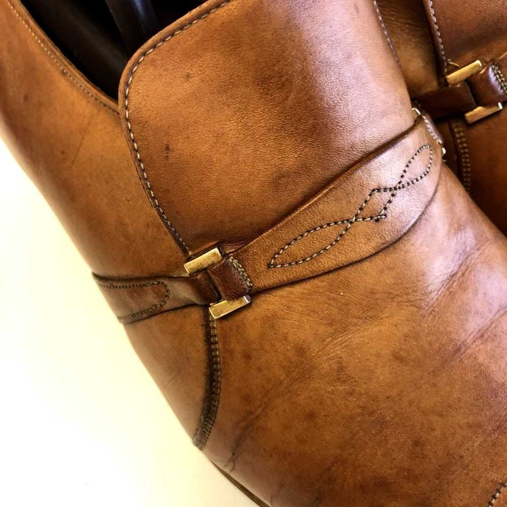 Florsheim 70's Florsheim DESIGNER COGNAC Leather … - image 4