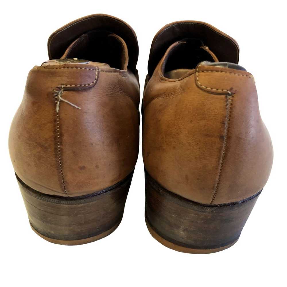 Florsheim 70's Florsheim DESIGNER COGNAC Leather … - image 6