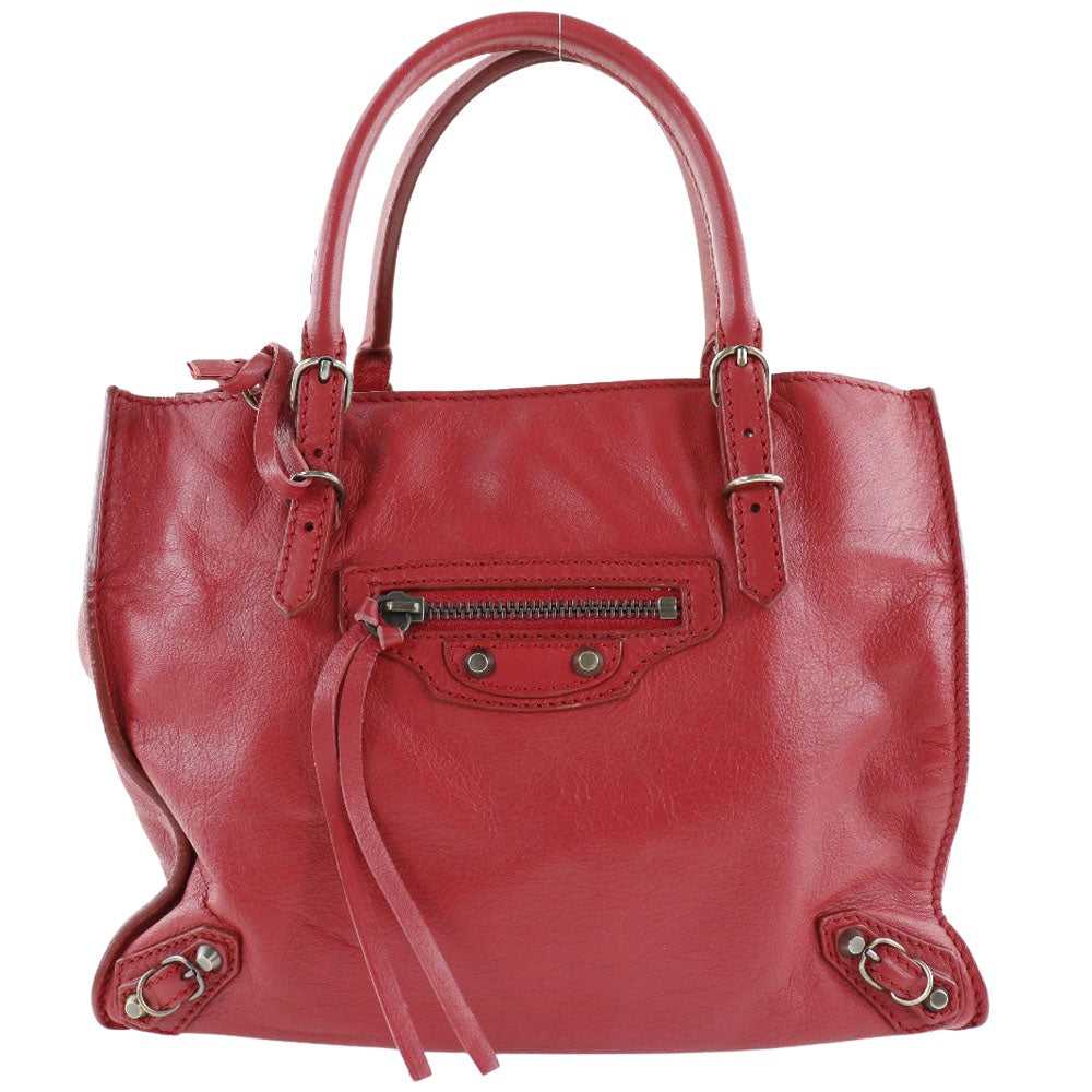 Balenciaga Papier Handbag, Red - image 1