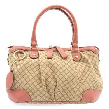 Gucci Diamante Handbag, Beige - image 1