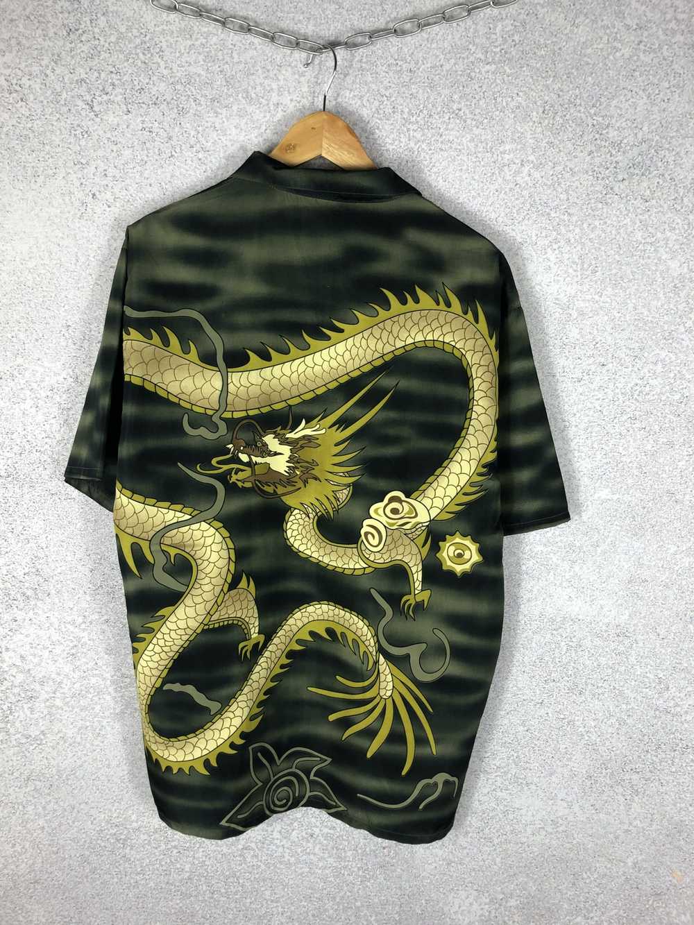 Art × Crazy Shirts × Streetwear Vintage Dragon Ar… - image 2