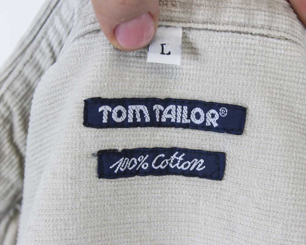 Tom Tailor × Vintage Mens L Shirt Corduroy Soft C… - image 5