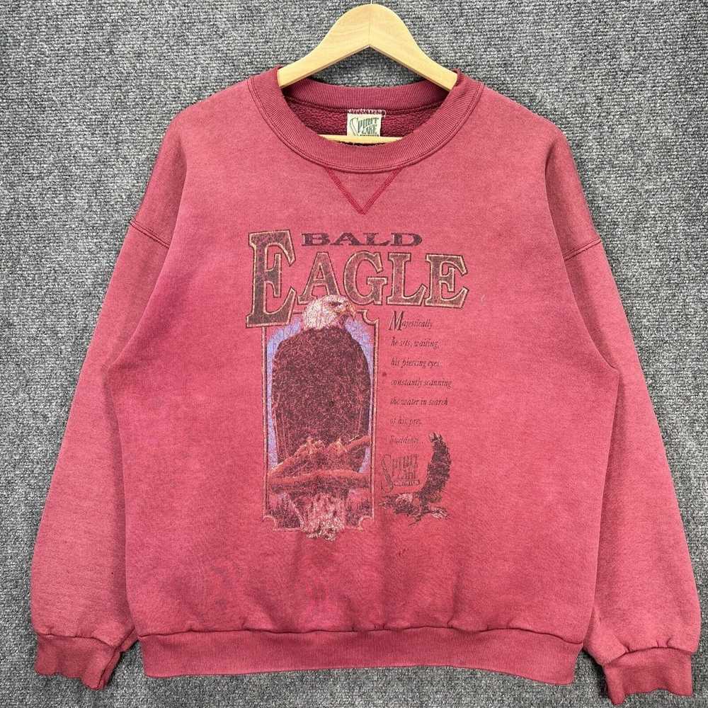 Streetwear × Vintage Vintage Eagle Sweatshirt Men… - image 1