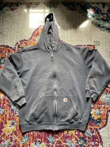 Carhartt × Vintage Vintage Gray Carhartt Hoodie Fa