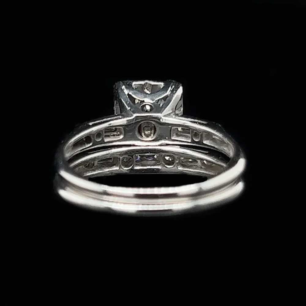 Art Deco .70ct. Diamond Antique Engagement - Wedd… - image 3