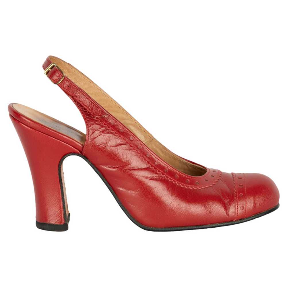 Vivienne Westwood Pumps/Peeptoes Leather in Red - image 1