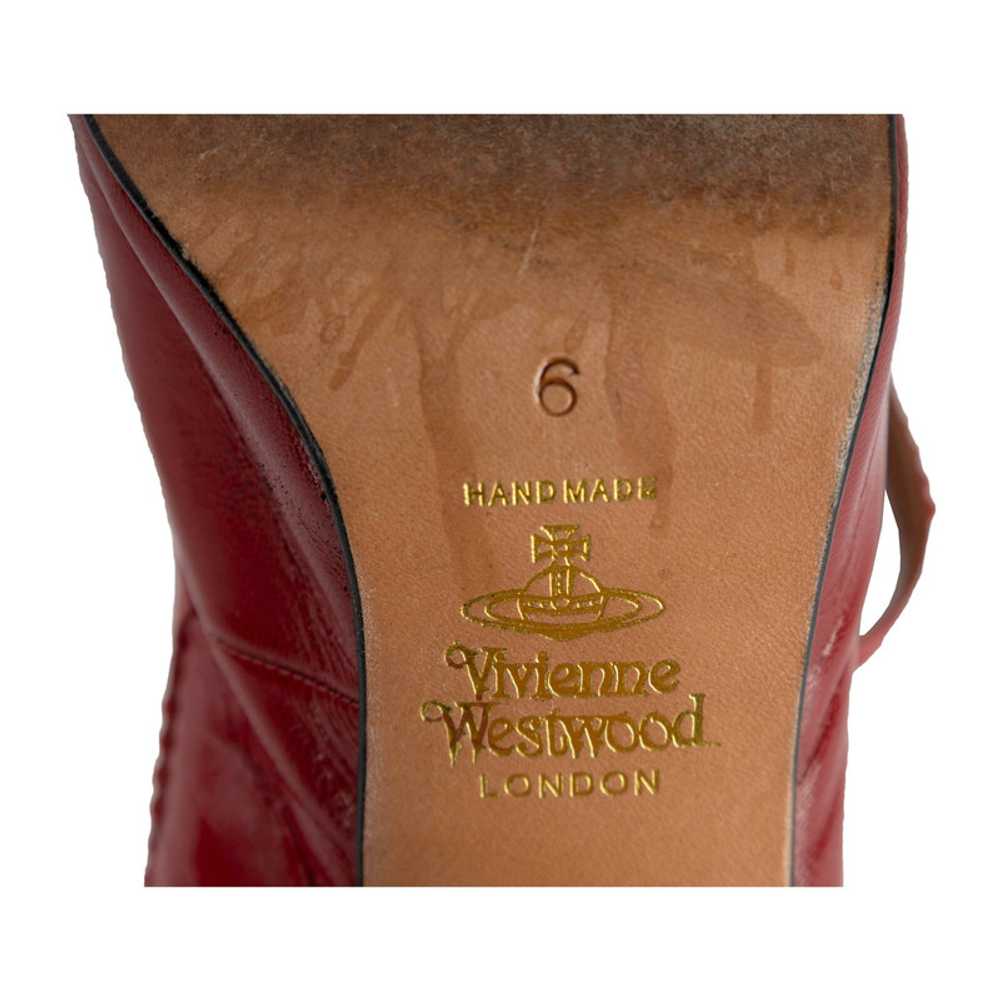 Vivienne Westwood Pumps/Peeptoes Leather in Red - image 4