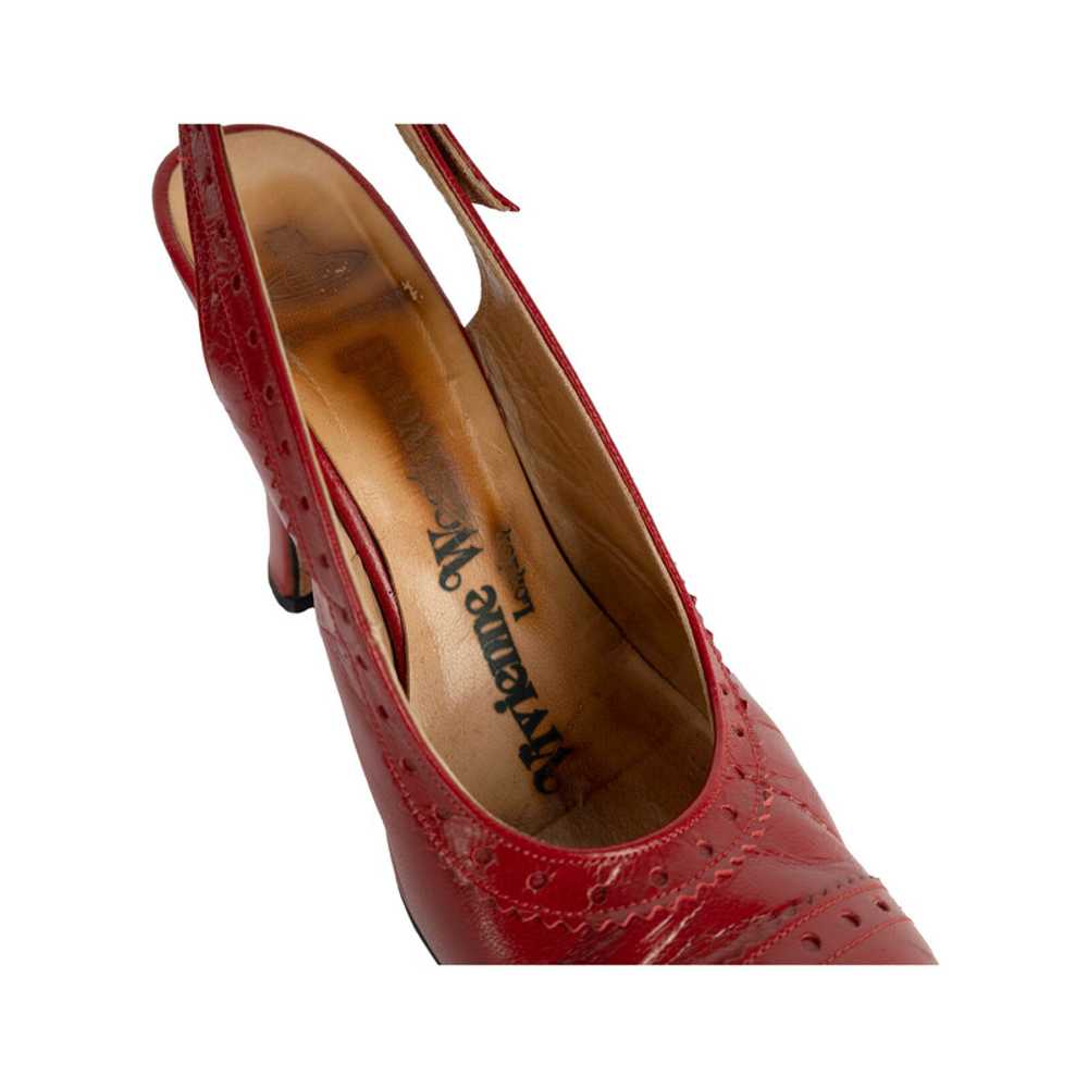 Vivienne Westwood Pumps/Peeptoes Leather in Red - image 5