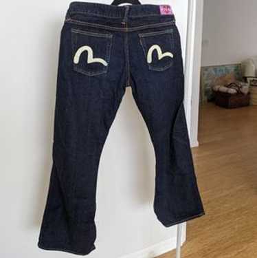 パンツ archive grunge evisu donna denim pants Vintage Evisu Donna Osaka Denim Jeans - Etsy