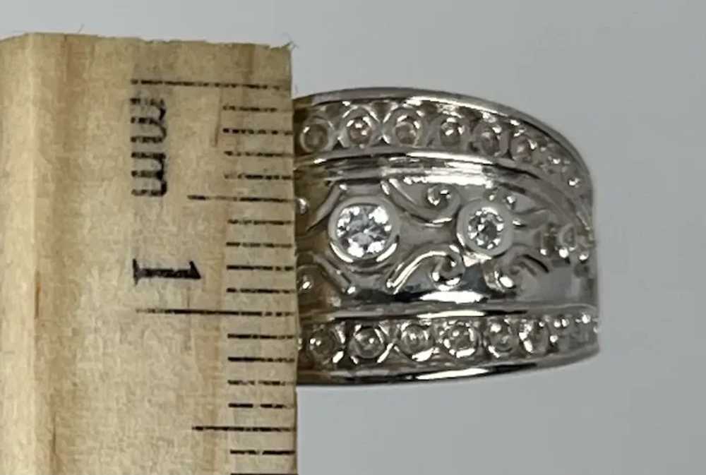 14k Diamond Ring, Free Resize - image 3