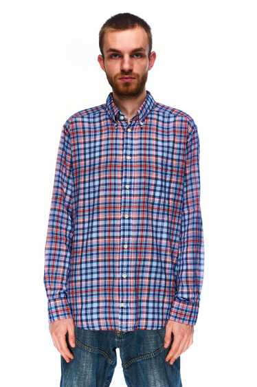 Eton ETON Multicolor Check Cotton Blend Slim Fit L