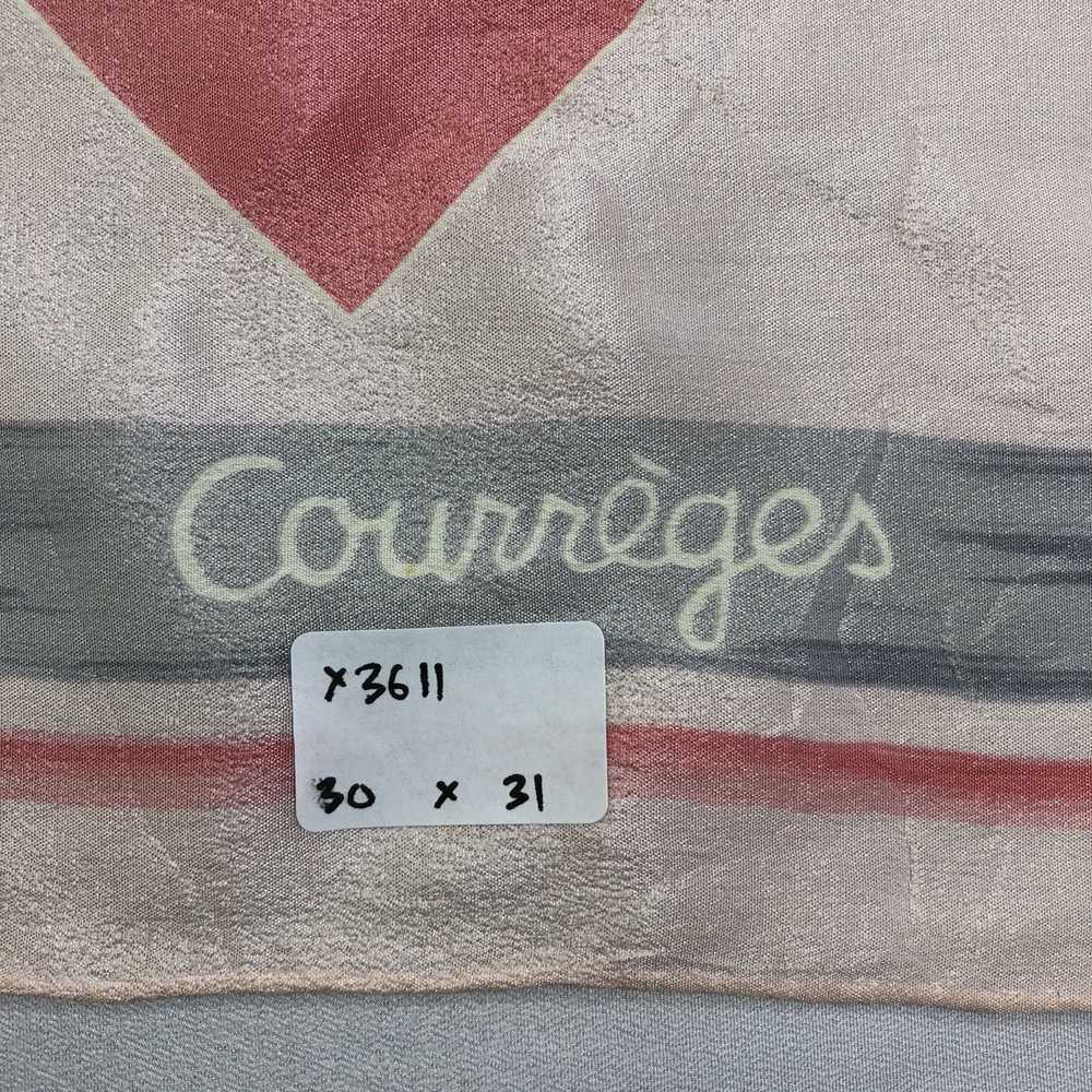 Courreges × Vintage Vintage Courreges Silk Scarf - image 7