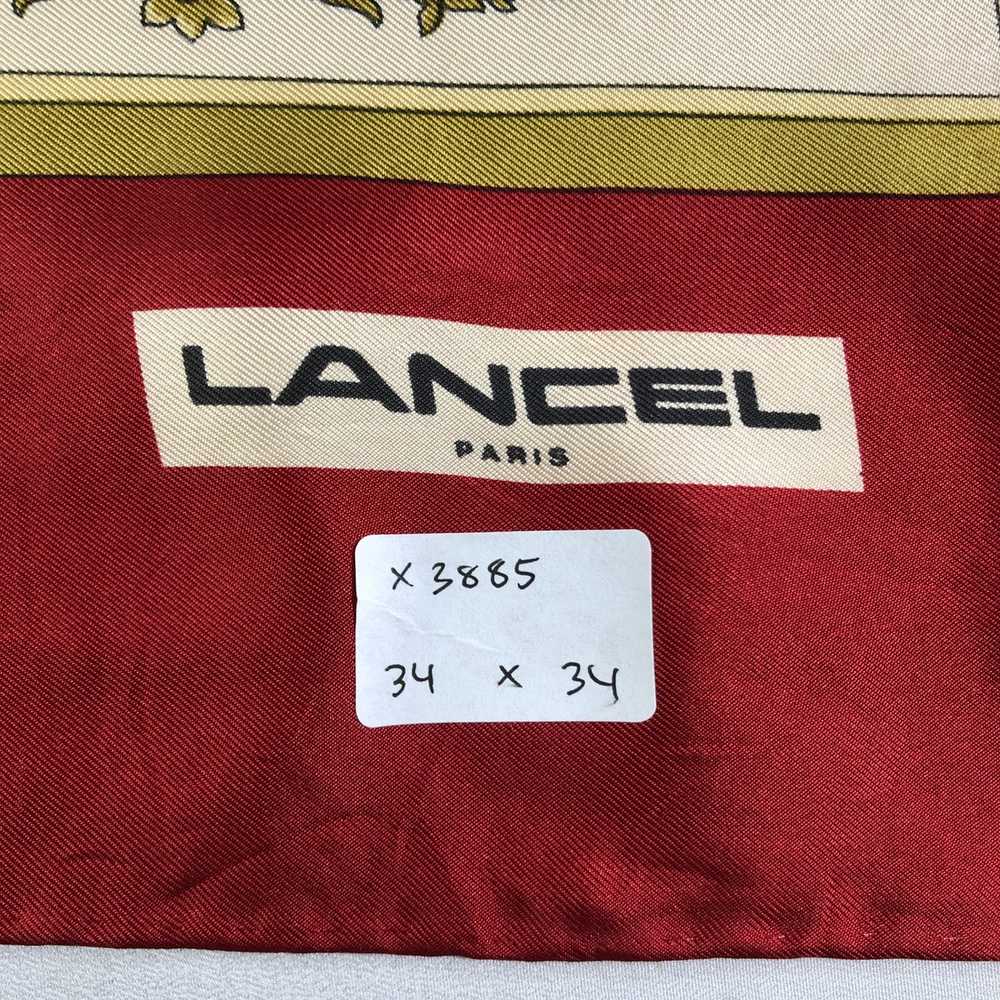 Lancel × Vintage Vintage Lancel Silk Scarf - image 5
