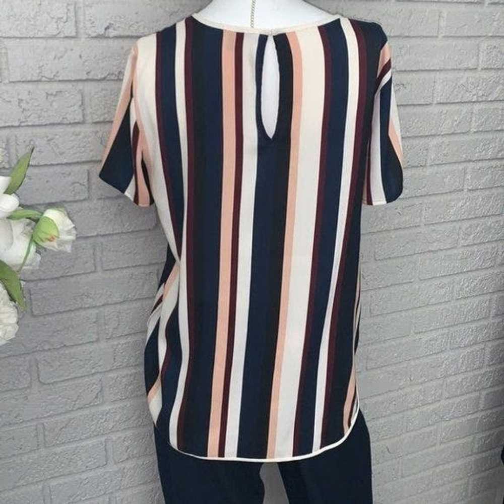 Ann Taylor Ann Taylor Striped Hi-Low Blouse Size S - image 5