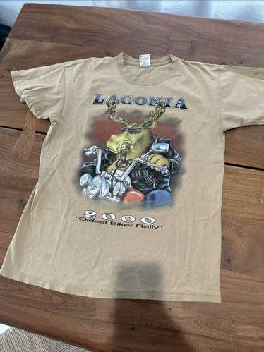 Vintage Vintage laconia 2000 biker t shirt