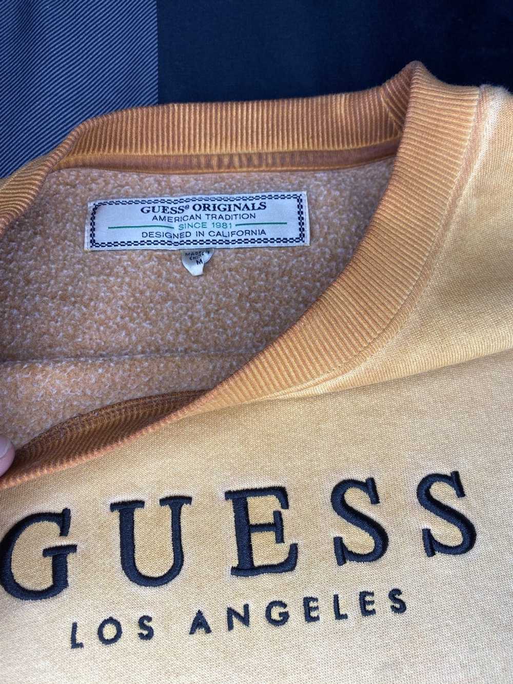 Guess Guess Faded Yellow Crewneck Sweatshirt - image 3