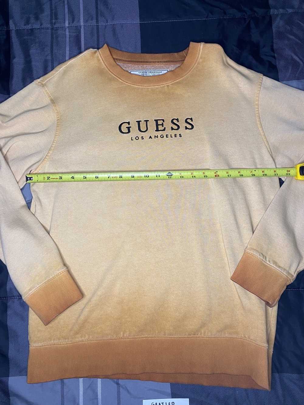 Guess Guess Faded Yellow Crewneck Sweatshirt - image 6