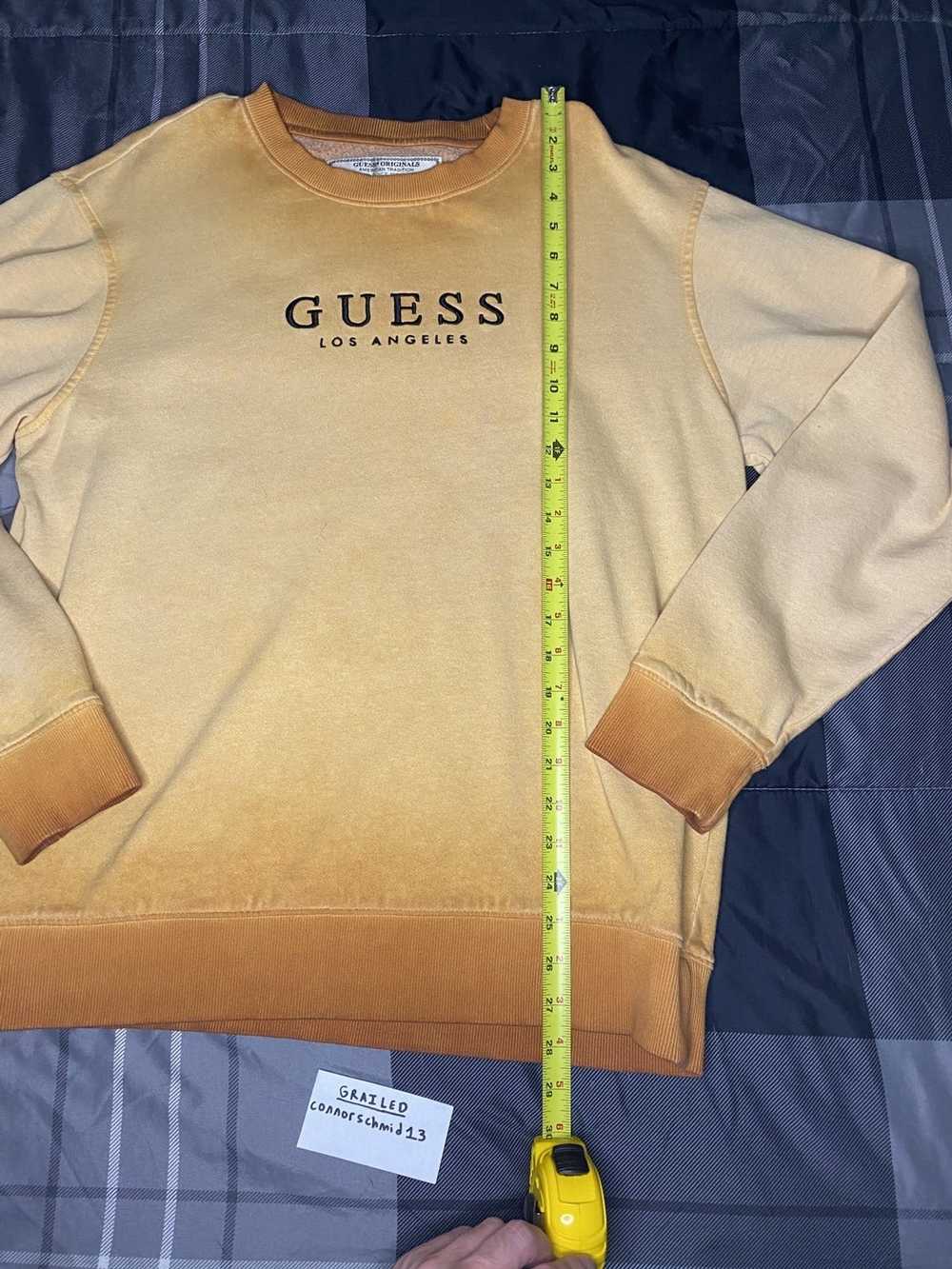 Guess Guess Faded Yellow Crewneck Sweatshirt - image 7