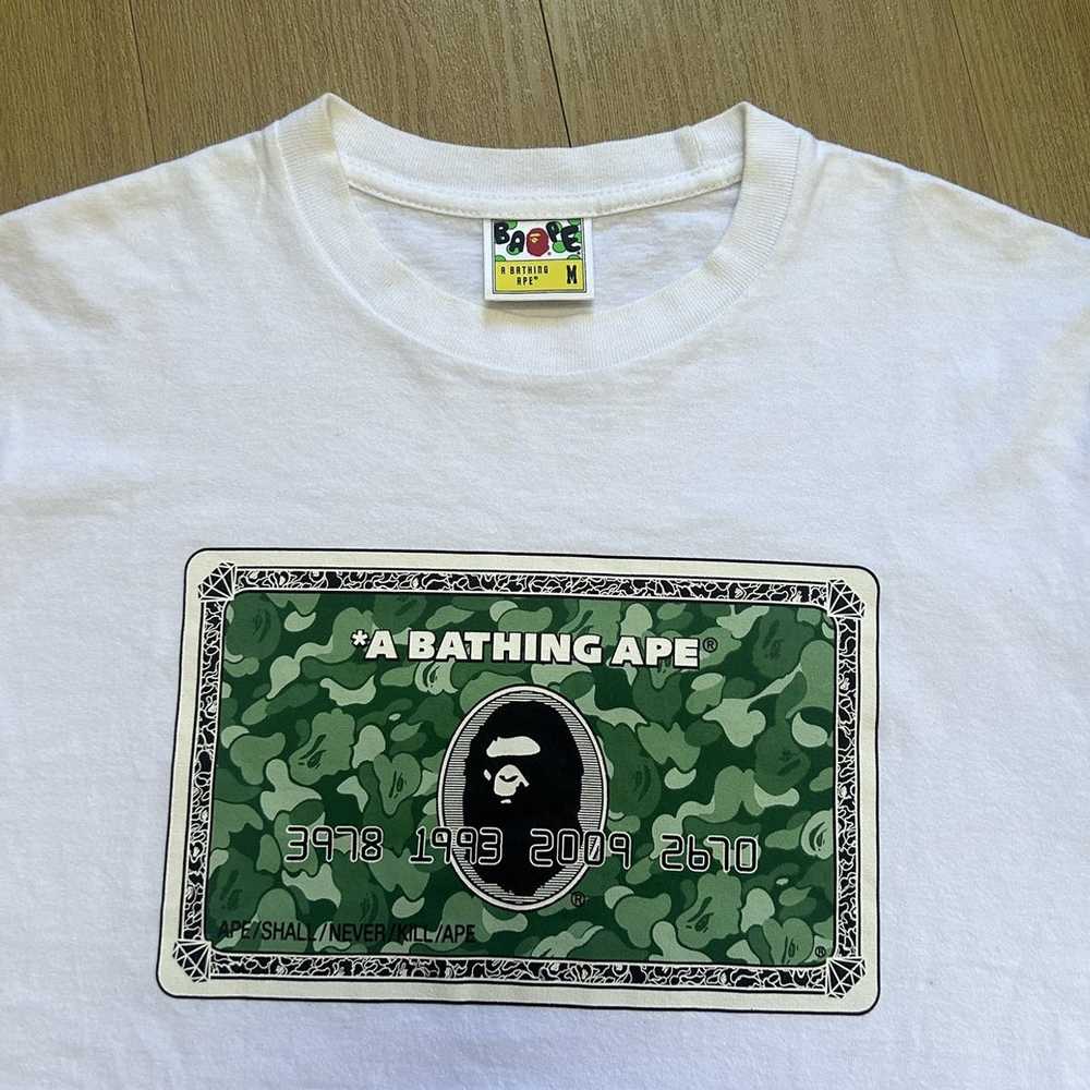 Bape Bape A Bathing Ape Credit Card Logo Tee - image 4