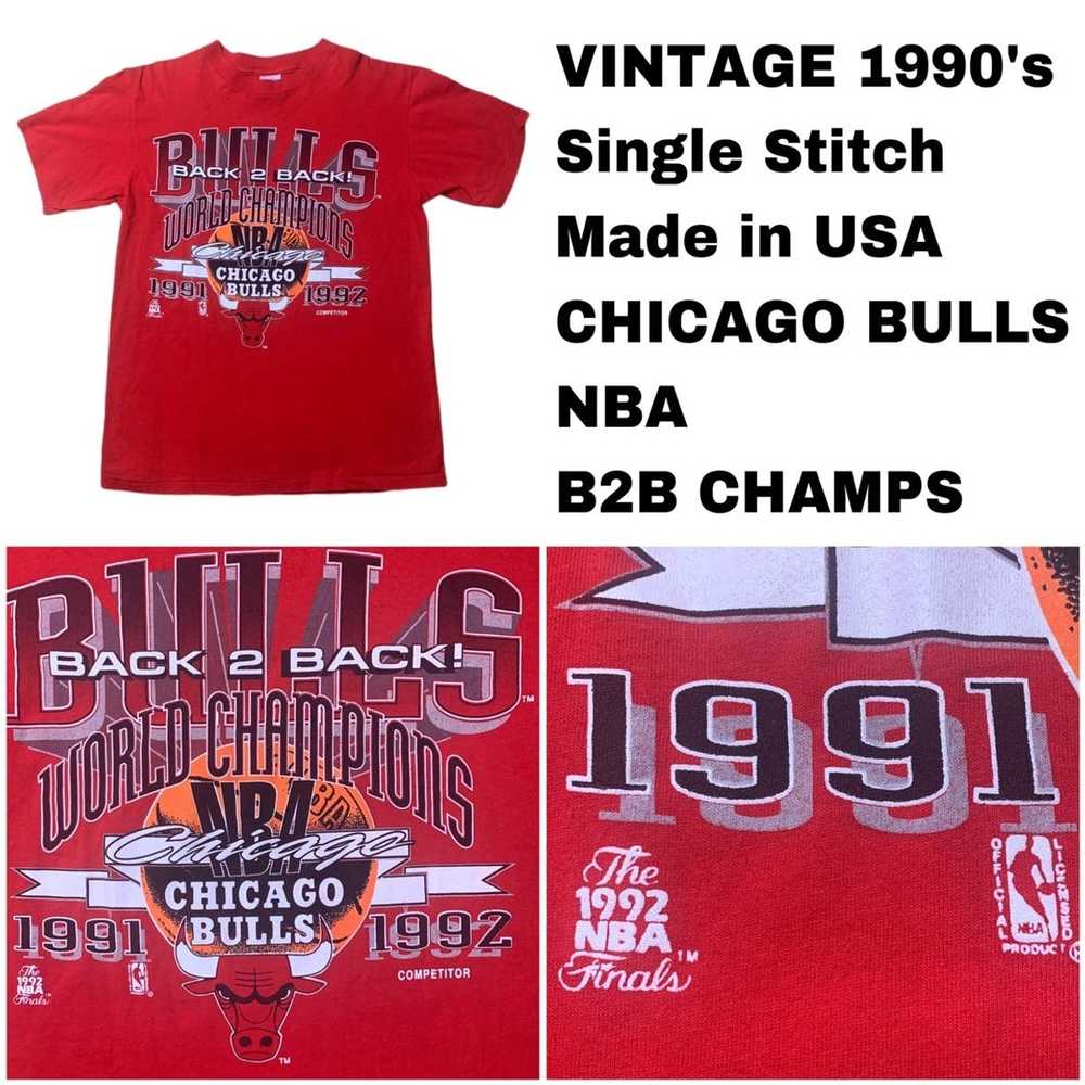 NBA × Streetwear × Vintage Chicago Bulls 1991, 19… - image 2