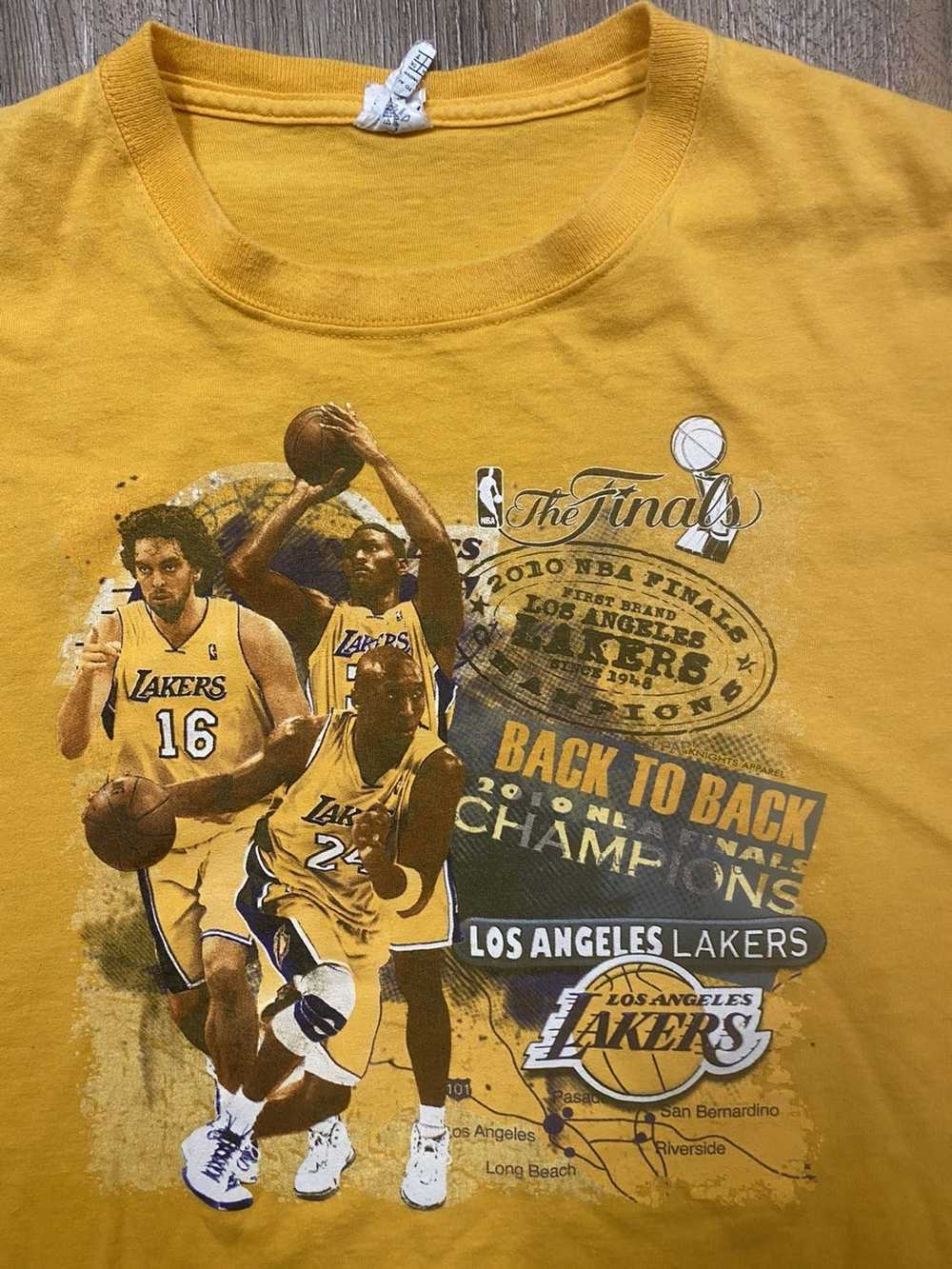 L.A. Lakers × Vintage Lakers 2010 championship - image 2