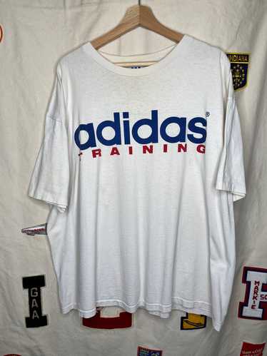 Vintage Adidas Training Spellout 90's White T-Shir
