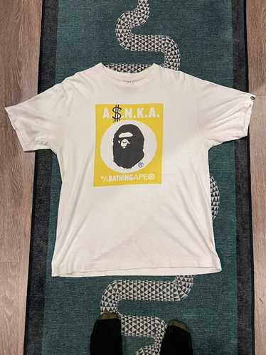 レア 90s a bathing ape 猿人不打猿人 tee 初期タグ-