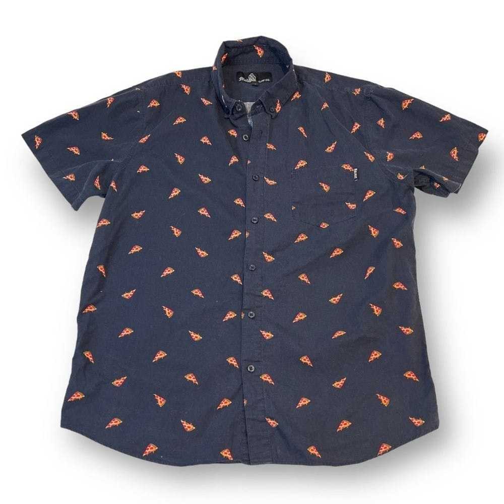 Molokai Surf Co. Molokai Pizza Button Down Top Si… - image 1