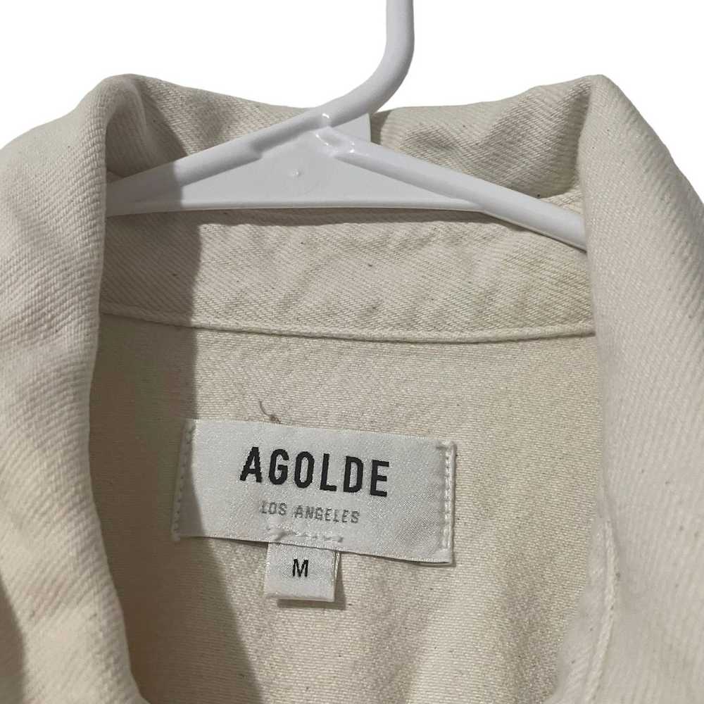 Agolde Agolde Tatum Denim Jumpsuit in Off White/C… - image 10