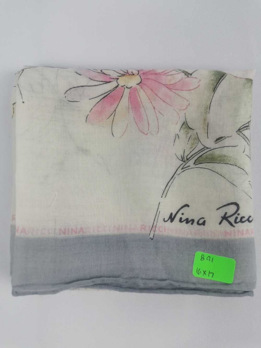 Vintage Nina ricci handkerchief bandana neckerchi… - image 5