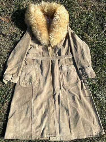 Sheepskin Coat × Streetwear × Vintage 70s Sheepski