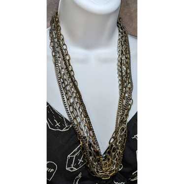 Other Grunge Multi Chain Necklace - image 1
