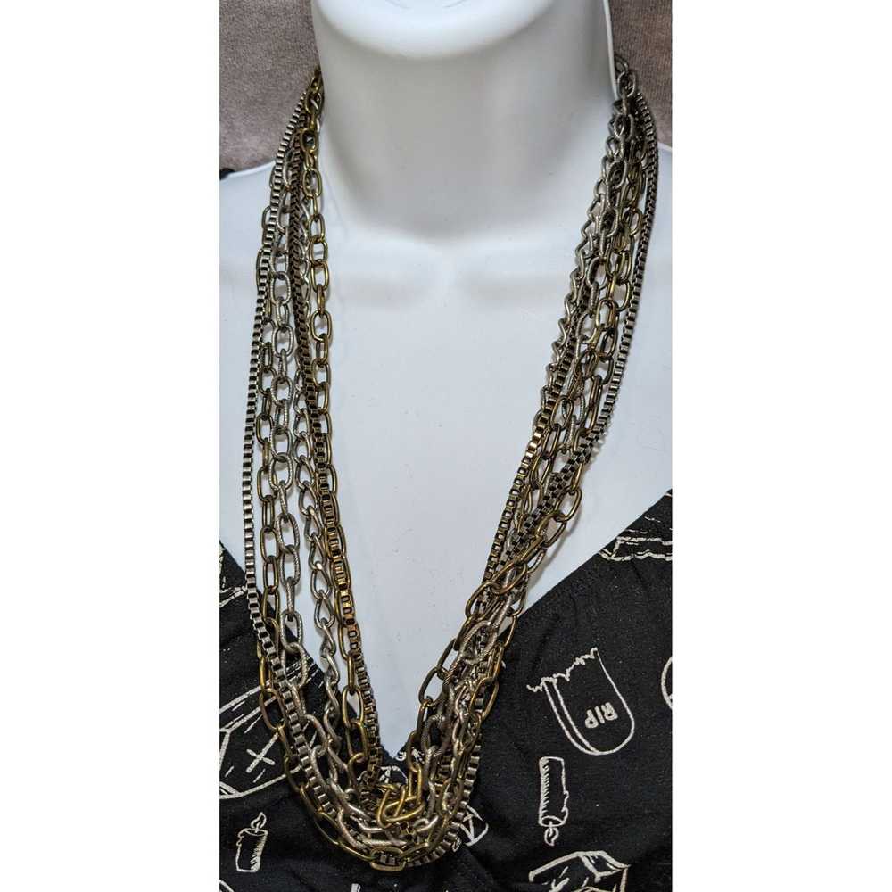 Other Grunge Multi Chain Necklace - image 6
