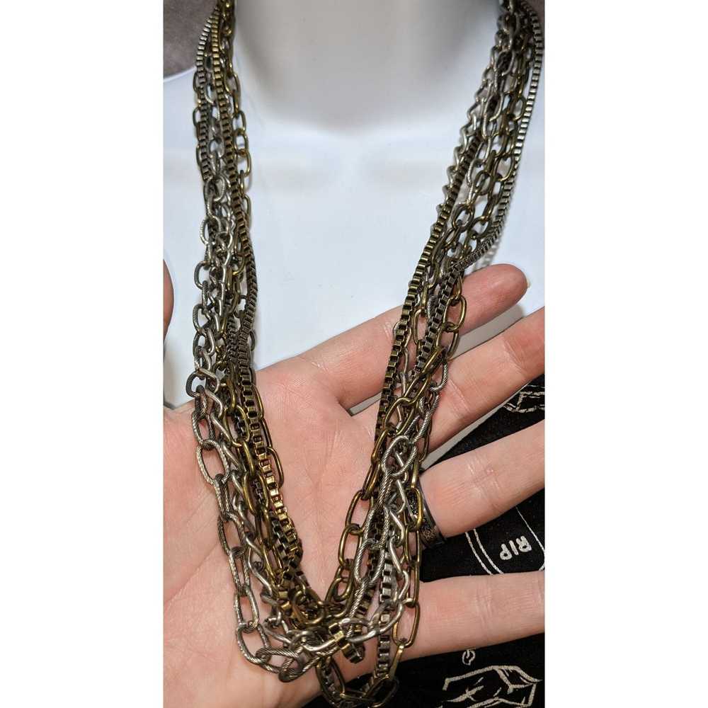 Other Grunge Multi Chain Necklace - image 7