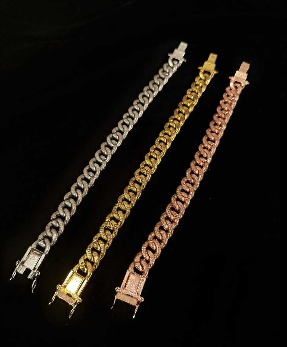 Jewelry × Streetwear Set of 3 ICED OUT Bracelets,… - image 3