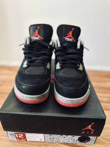 Jordan Brand × Nike Air Jordan 4 Retro ‘Bred’ 2012 - image 1