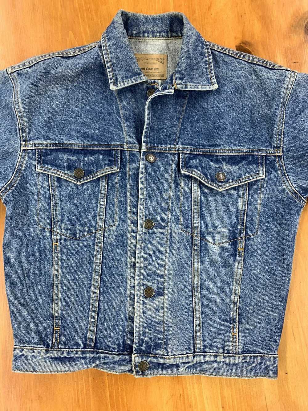 Gap × Vintage Vintage GAP Stone Wash Jean Jacket - image 2