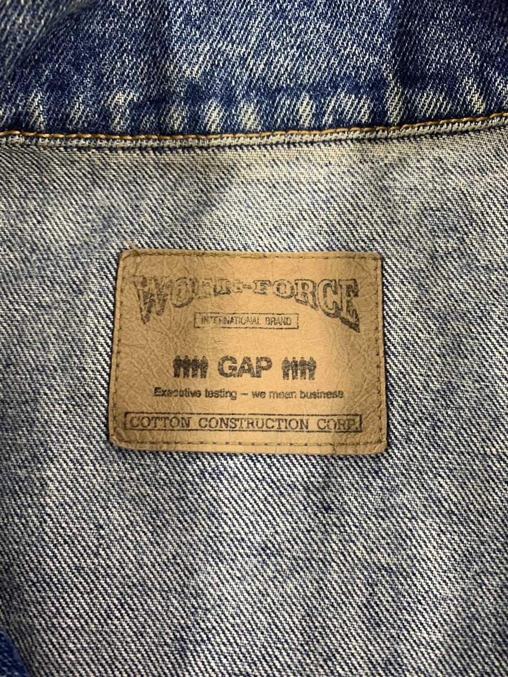 Gap × Vintage Vintage GAP Stone Wash Jean Jacket - image 3