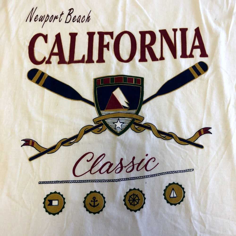 Unkwn 80's Robert Allen NEWPORT BEACH Tank Top CA… - image 2