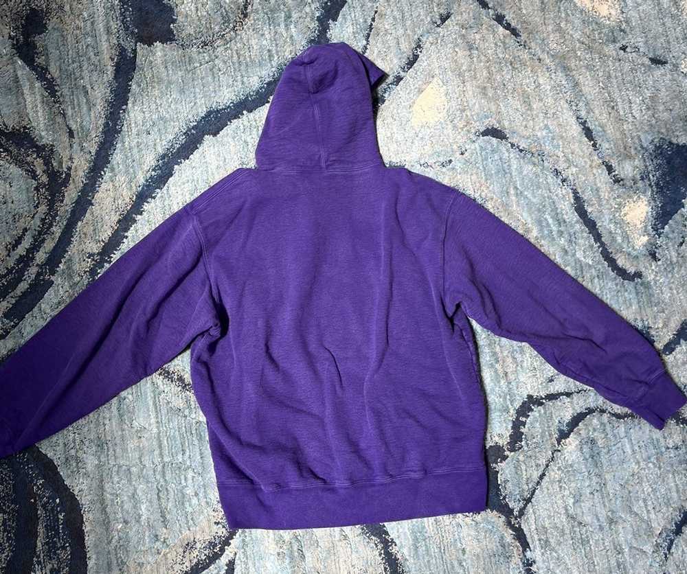 Supreme FW21 Supreme USA Hoodie Purple - image 2