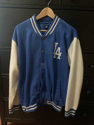 La Dodgers Blue and White Varsity Jacket