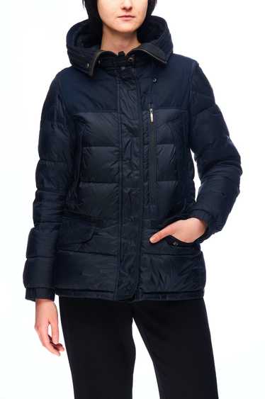 Parajumpers PARAJUMPERS Blue Hooded Down Quilted P