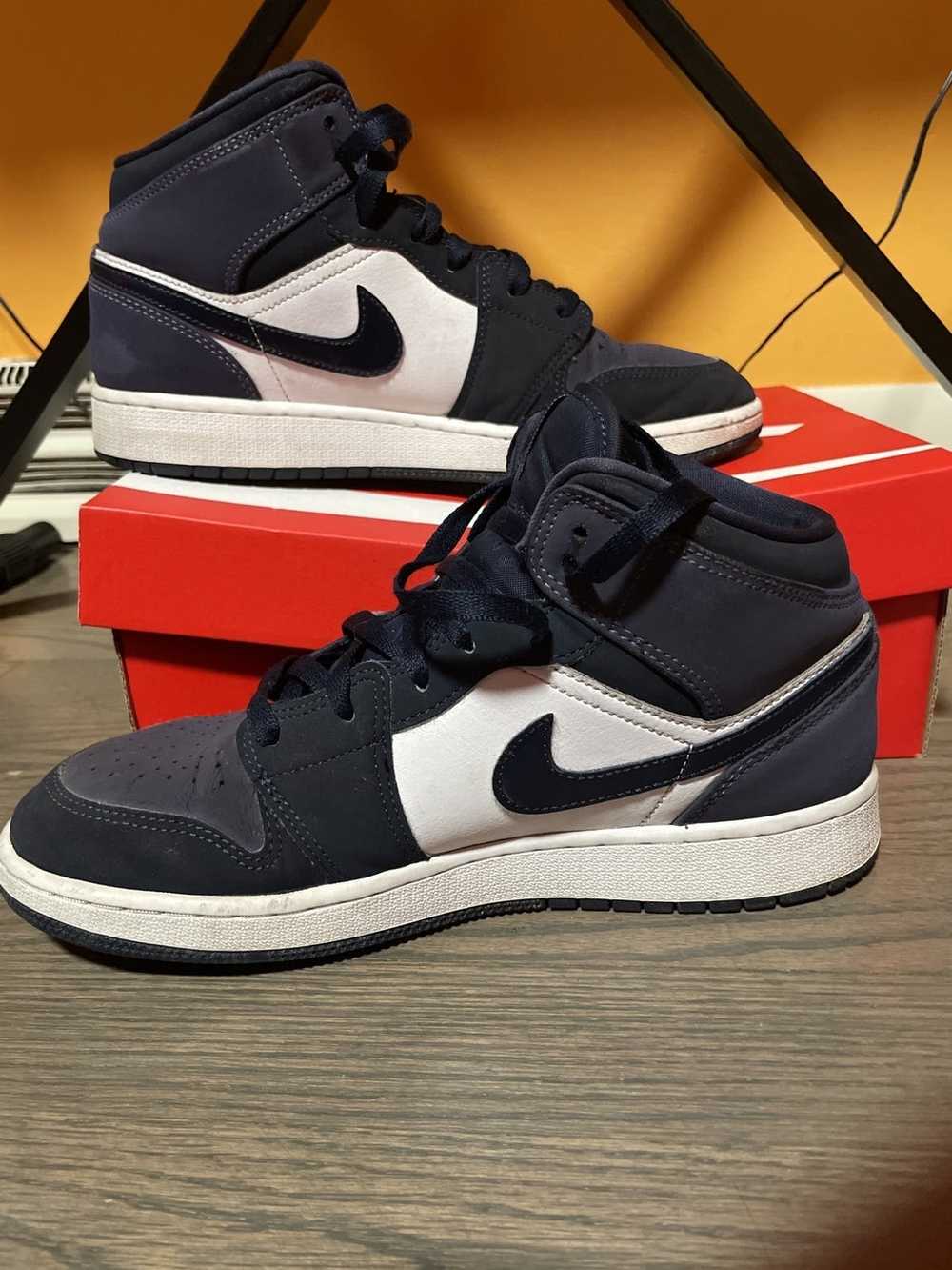 Jordan Brand × Nike Air Jordan 1 Mid Obsidian San… - image 1