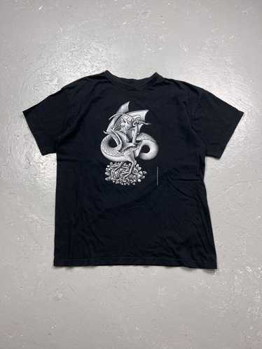 50％OFF M.C. Escher Dragon T-shirt | earthlyjuicecart.com