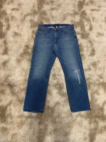 Vintage Lucky Brand Jeans Dungaree Bootcut Fit Dark Wash Made in USA Y2K 