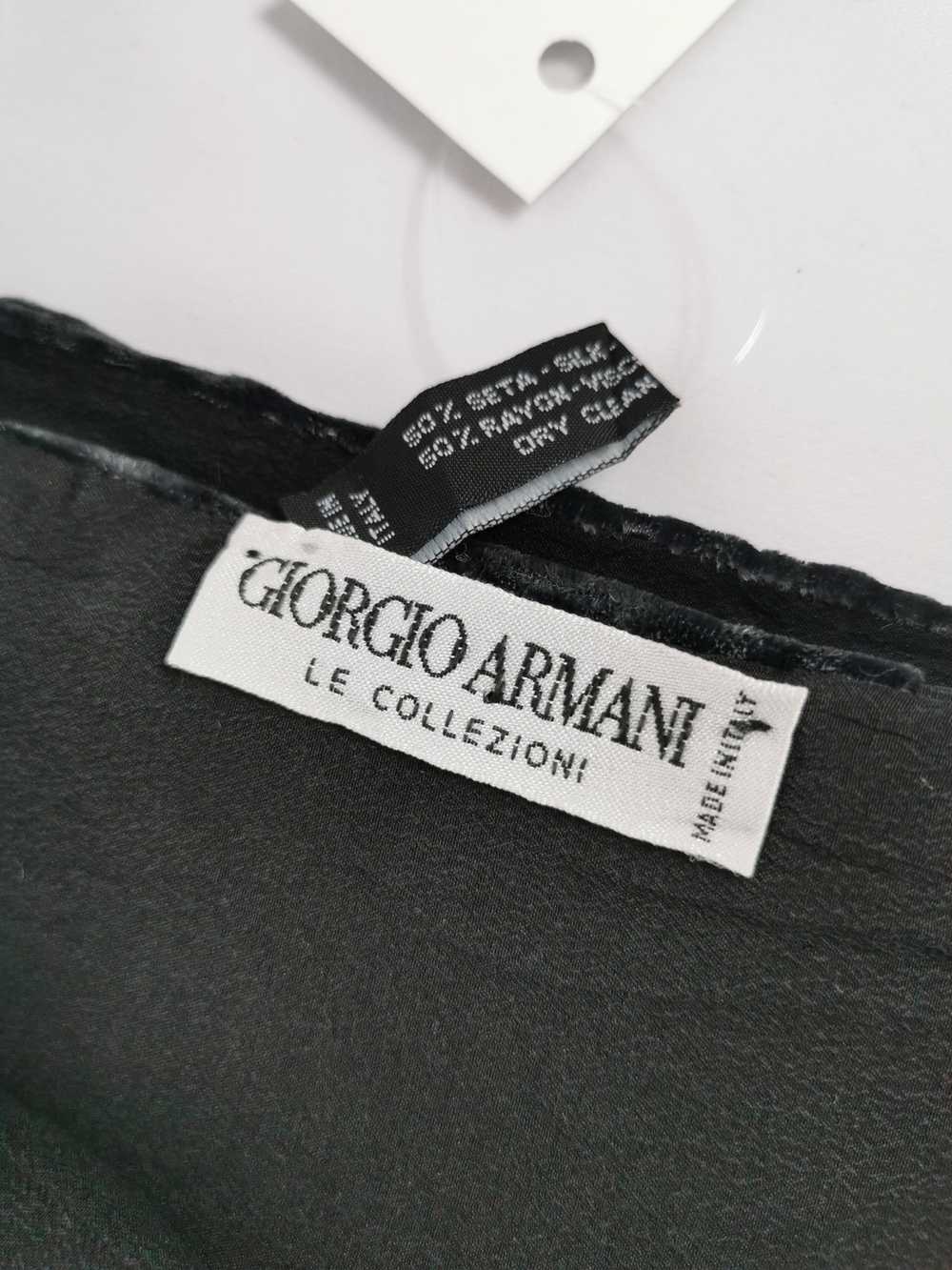 Giorgio Armani × Vintage Giorgio Armani scarf muf… - image 3