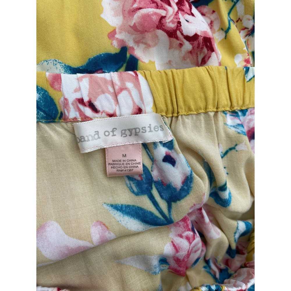 Other Band of Gypsies Yellow Floral Print Cold Sh… - image 12