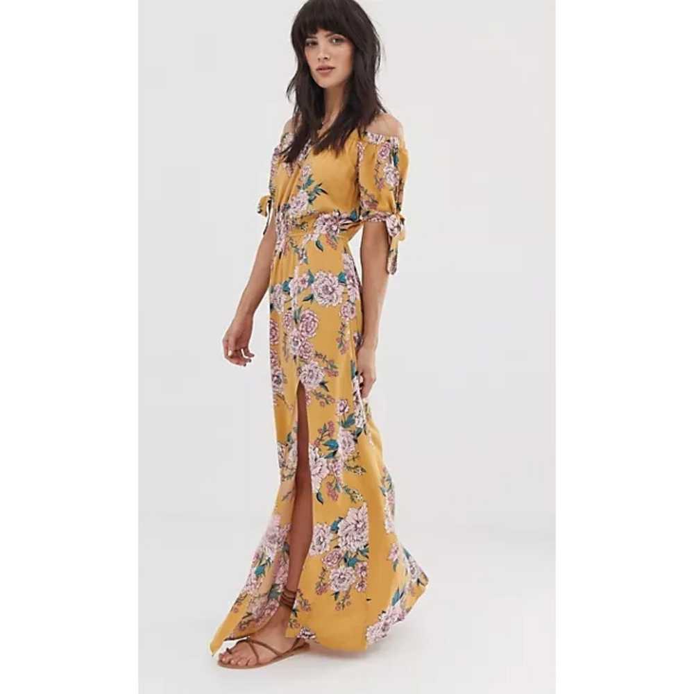 Other Band of Gypsies Yellow Floral Print Cold Sh… - image 6