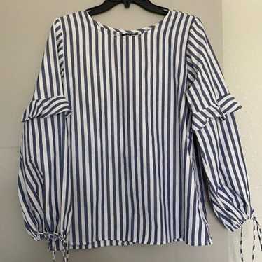 Other Style Envy Striped Long Sleeves Blouse Size… - image 1